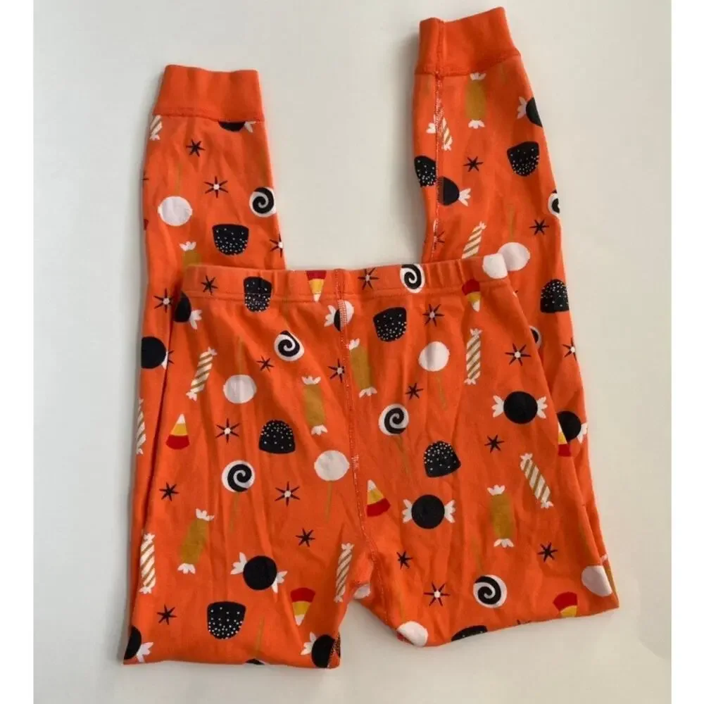Hanna Andersson Halloween Long John Pajamas - Candy - Sweet Treats - 10 #2